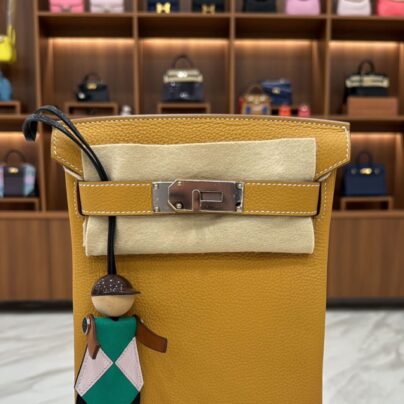 Hermes Hac A Dos PM Natural Sable Togo PHW ]