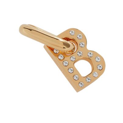 Balenciaga B Chain Gold XS Earrings