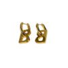 Balenciaga B Chain XS Gold Earrings