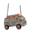 Chanel Mini Van Minaudiere 2024 Cruise Bag in Silver Glitter Plexiglass Pink Surf