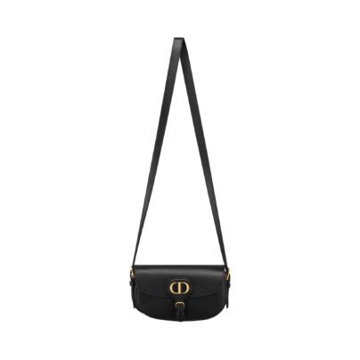 Dior Bobby East West Black Grained Calfskin Bag