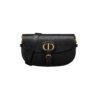 Dior Bobby East West Black Grained Calfskin Shoulder Bag