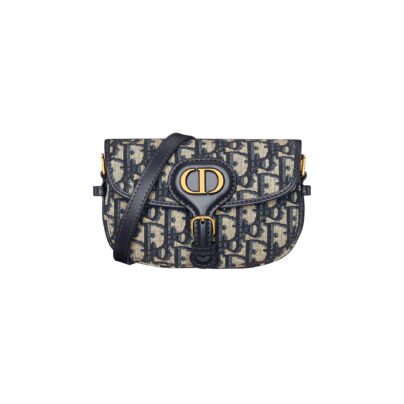 Dior Bobby East West Blue Oblique Jacquard Bag