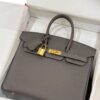 Hermes Birkin 25 Gris Etain Togo Leather GHW