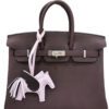 Hermes Birkin 25 Rouge Sellier Togo PHW