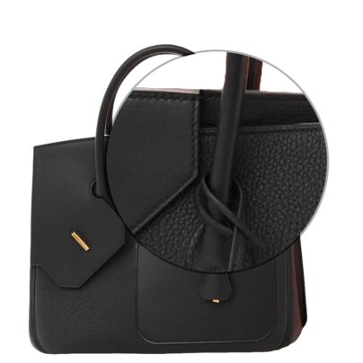 Hermes Birkin 30 En Desordre Black Togo Swift Leather