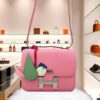 Hermes Constance 18 Rose Confetti Epsom Leather PHW