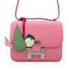 Hermes Constance 18 Rose Confetti Epsom Leather Palladium Hardware