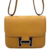 Hermes Constance 18 Sesame Epsom Leather Black Buckle PHW