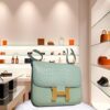 Hermes Constance 18 Vert D'Eau Matte Alligator Leather GHW
