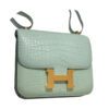 Hermes Constance 18 Vert D'Eau Matte Alligator Leather Gold Hardware