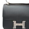 Hermes Constance 24 Black Madame and Ombre Lizard buckle Palladium Hardware