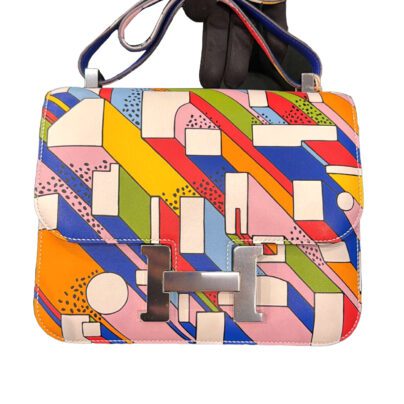 Hermes Constance 24 Limited Edition On A Summer Day Swift Palladium Hardware