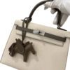 Hermes Kelly 25 HSS Craie Gris Asphalte Epsom PHW