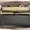 Hermes Kelly Elan Misty Grey Madame Leather PHW