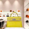 Hermes Mini Kelly 20 Lime Green Matte Crocodile Leather Palladium hardware