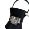 Hermes Mini Medor Black Epsom Bag Palladium Hardware