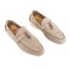 Loro Piana Summer Walk Beige Suede loafers size 36