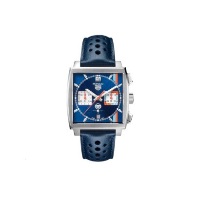 TAG Heuer Monaco Special Gulf Edition Watch Blue Dial CBL2115FC6494
