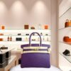 Hermes Birkin 30 Handbag Violet Ostrich GHW