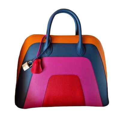 Hermes Bolide 1923 30 Rainbow Sunset Epsom Palladium Hardware