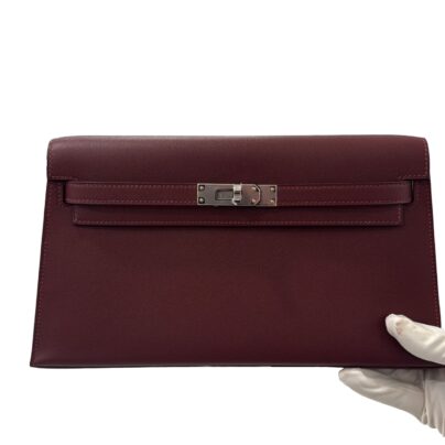 Hermes Kelly Elan Rouge H Madame Leather PHW