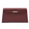 Hermes Kelly Elan Rouge H Madame Leather Palladium Hardware