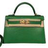 Hermes Kelly Sellier 20 Bambou Green Chevre Leather Gold Hardware (1)