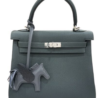 Hermes Kelly Retourne 25 Ardoise Togo Palladium Hardware