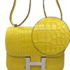 Hermes Mini Constance 18 Lime Matte Alligator PHW