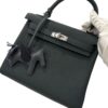 Hermes Retourne Kelly 25 Ardoise Togo Palladium Hardware