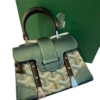 Goyard Saigon Structure Nano Bag Pearly Green Goyardine Canvas PHW