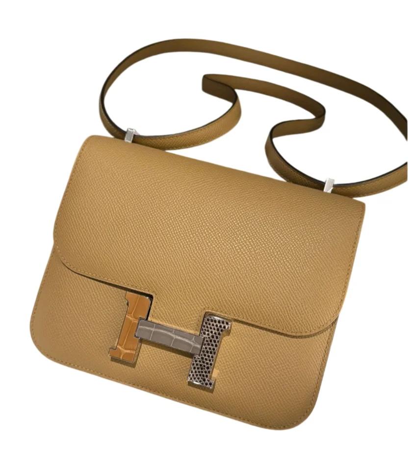 Hermes Constance 18 Mini Poussiere Epsom Marquette Hardware