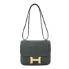 Hermes Constance 18 Ostrich Vert Amande