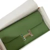 Hermes Constance To Go Wallet Vert Criquet Epsom Alligator Lizard Marquette Hardware