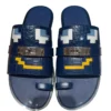 Hermes Joke Blue Alligator Sandals Palladium Hardware