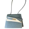 Hermes Kelly 20 Mini Desordre Vert Mangrove Epsom Leather Permabrass Hardware