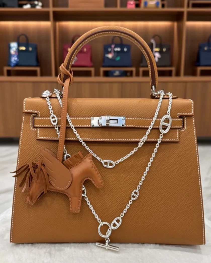 Hermes Kelly 25 Sellier Gold Epsom PHW