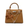 Hermes Kelly 25 Sellier Gold Epsom Palladium Hardware
