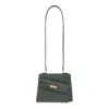 Hermes Mini Kelly 20 Desordre Bag in Vert Mangrove Epsom and Permabrass Hardware
