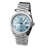 Rolex Day Date 40mm Watch Platinum Ice Blue Dial