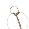 Bvlgari Serpenti Viper Necklace 18k Yellow Gold Demi Pavé Diamonds