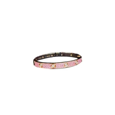 Cartier Classic LOVE Bracelet Rose Gold Diamond and Pink Sapphires