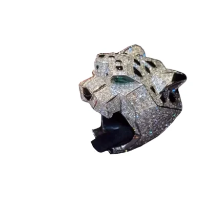 Cartier Panthere De Cartier Head Ring Diamond Emerald Onyx