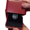 Cartier Panthere De Cartier Ring Diamond Emerald Onyx