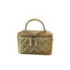Chanel 2026 Metiers D’Art Small Vanity Top Handle Gold Caviar Silver tone hardware