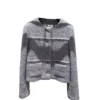 Chanel 25B Purple Wool Tweed Jacket
