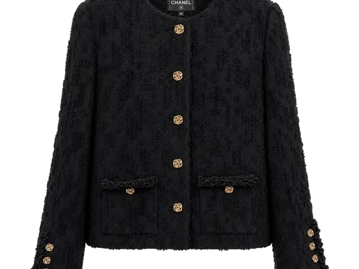 Chanel Black Wool Tweed Jacket Fall Winter 2026 | Wornright