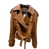 Chanel Brown Leather Jacket Summer 2026 Collection FR38