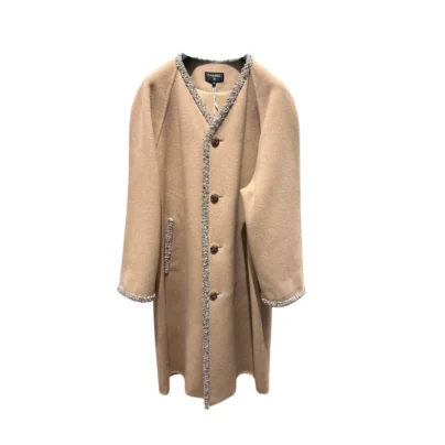 Chanel Dune Beige Cashmere Coat Metiers D'Art 2026 Collection